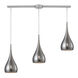 Southampton 3 Light 36 inch Satin Nickel Multi Pendant Ceiling Light, Configurable