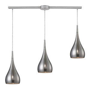 Southampton 3 Light 36 inch Satin Nickel Multi Pendant Ceiling Light, Configurable