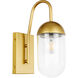 Malta 1 Light 4.8 inch Brass Wall sconce Wall Light