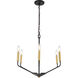 Geneseo 6 Light 22 inch Black and Brass Pendant Ceiling Light