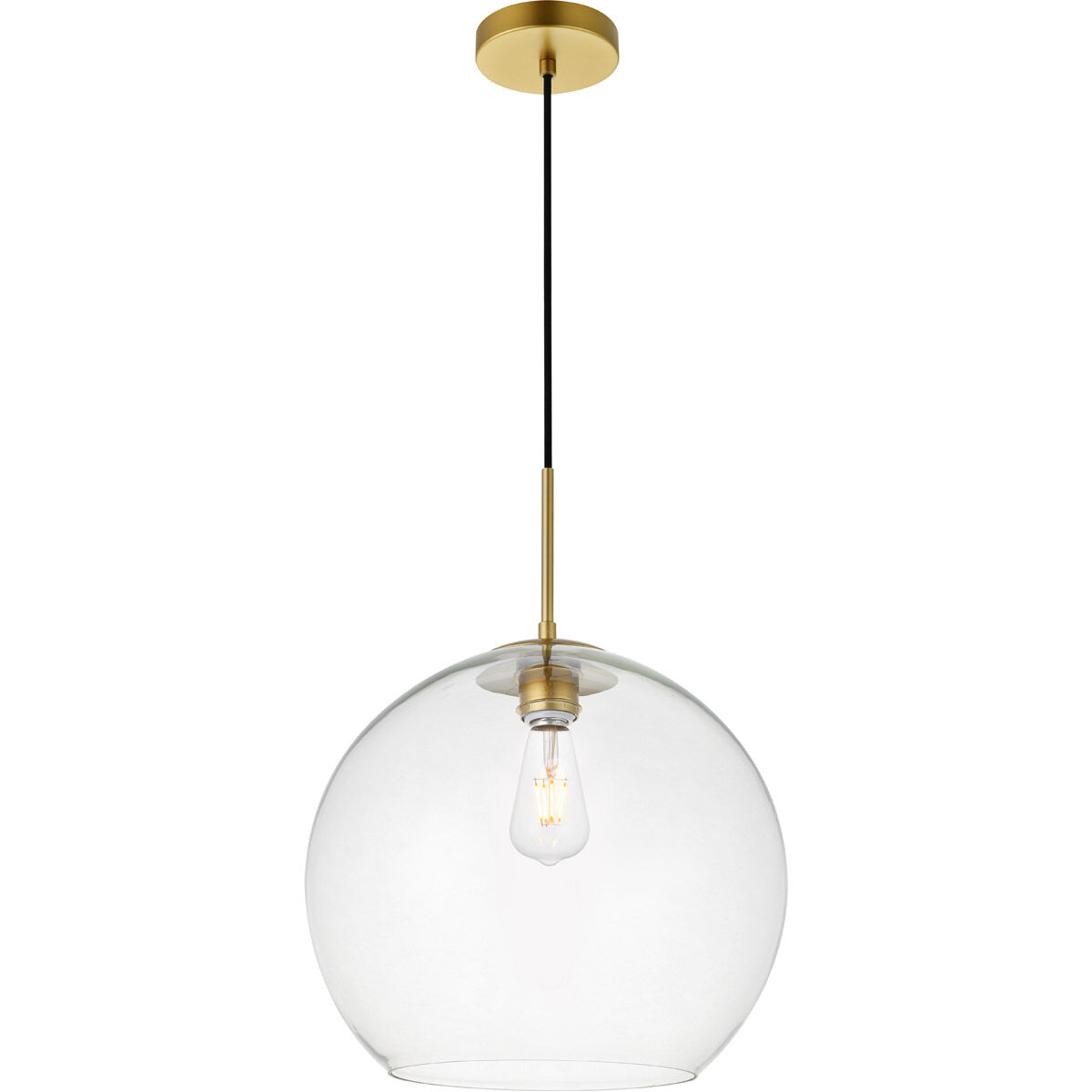 Huntington 1 Light 14 inch Brass Pendant Ceiling Light