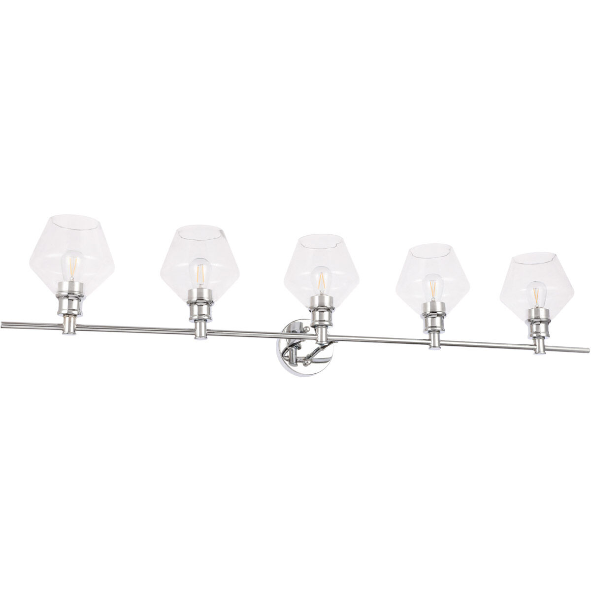 Rochester 5 Light 47 inch Chrome Wall sconce Wall Light