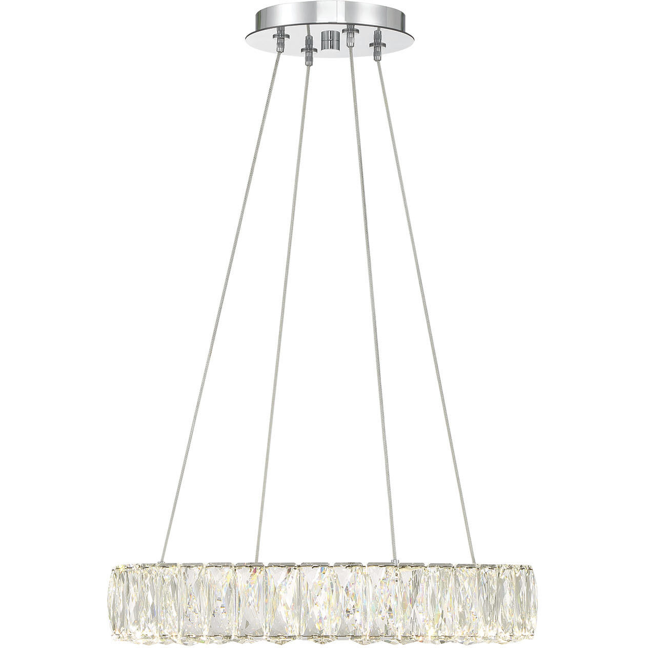 Dickinson 1 Light 18 inch Chrome Chandelier Ceiling Light