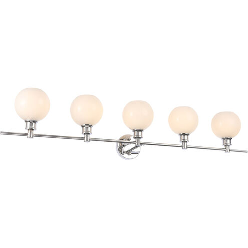Syracuse 5 Light 47 inch Chrome Wall sconce Wall Light