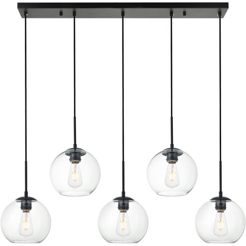 Huntington 5 Light 8 inch Black Pendant Ceiling Light