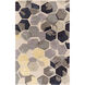 Manor 90 X 60 inch Khaki/Camel/Dark Brown/Butter/Lime/Taupe/Beige Rugs, Polyester