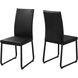 Plymouth Black Dining Chair, 2-Piece Set