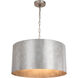 Ancram 3 Light 20 inch Vintage Silver Pendant Ceiling Light