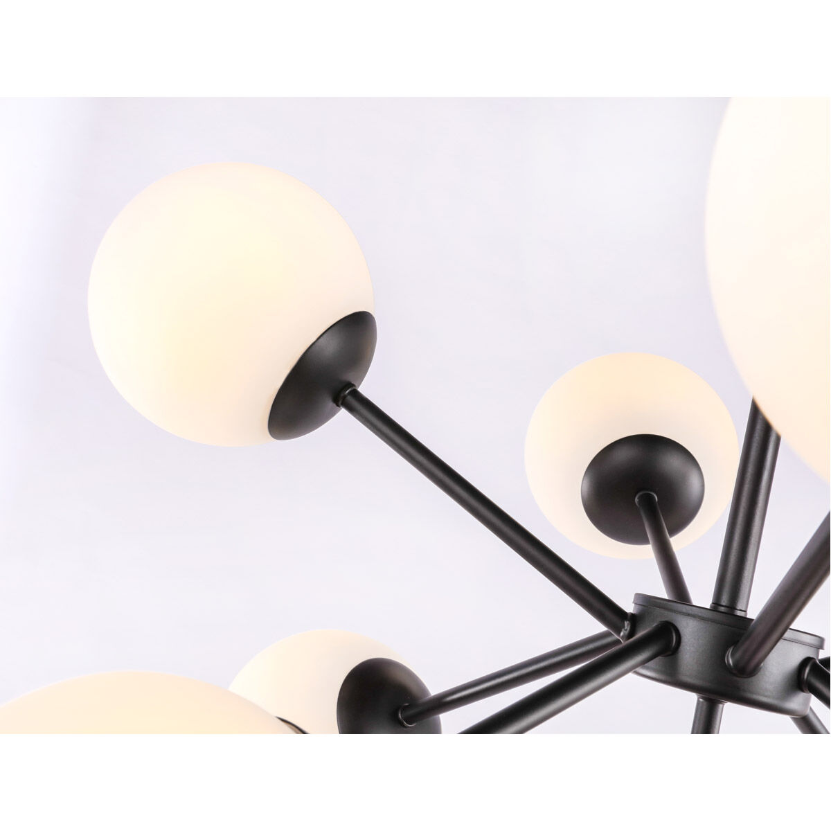 Burnside 9 Light 26 inch Black Pendant Ceiling Light