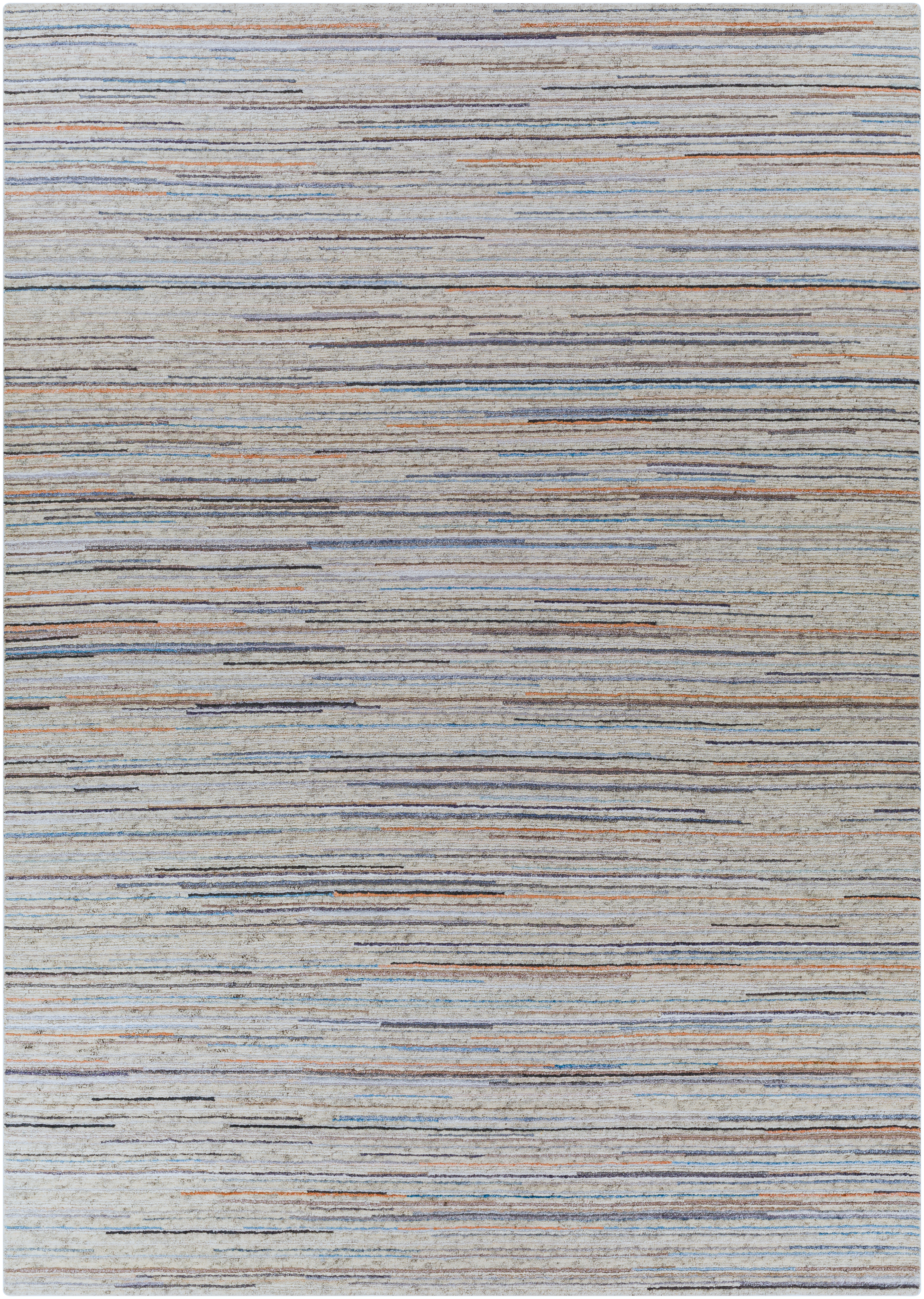 Croghan 132 X 96 inch Light Gray Rug, Rectangle