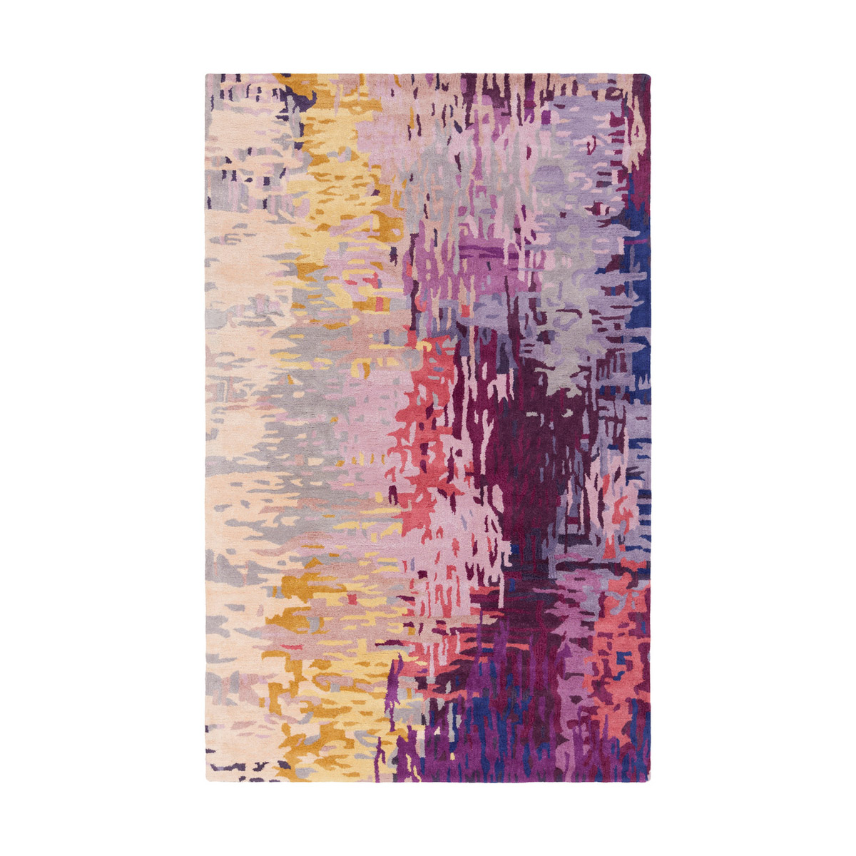 Utica 96 X 60 inch Burgundy Rug, Rectangle