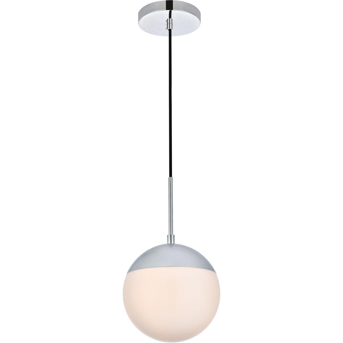Oyster Bay 1 Light 8 inch Chrome Pendant Ceiling Light