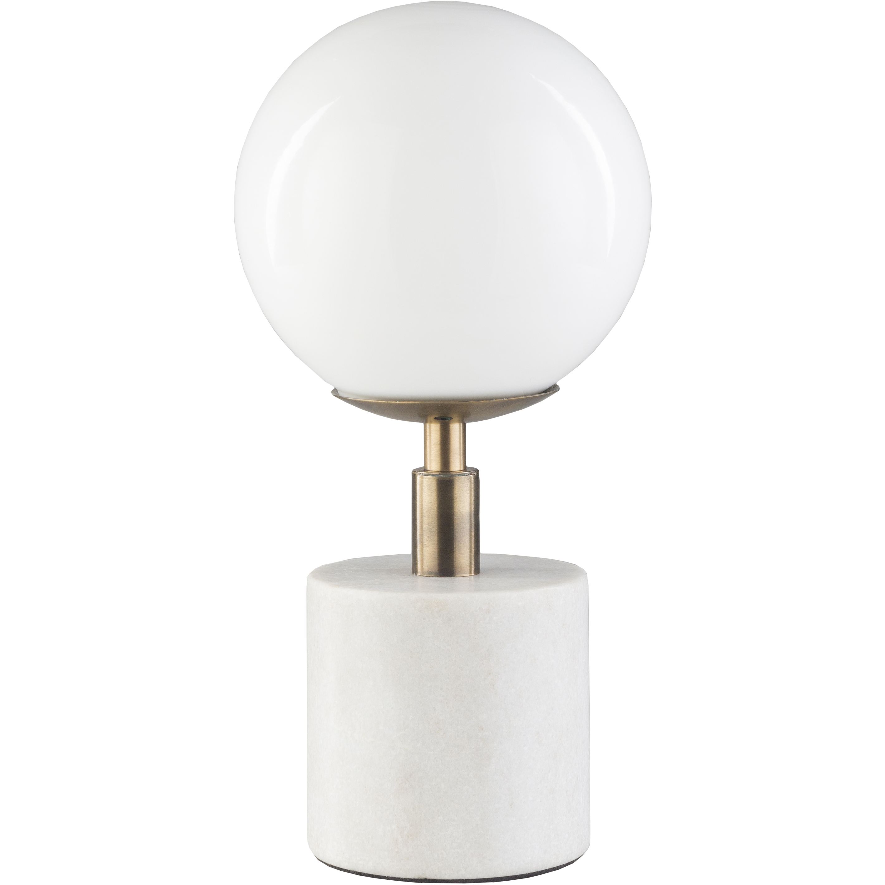Ernest 12.5 inch 25 watt Brass Table Lamp Portable Light