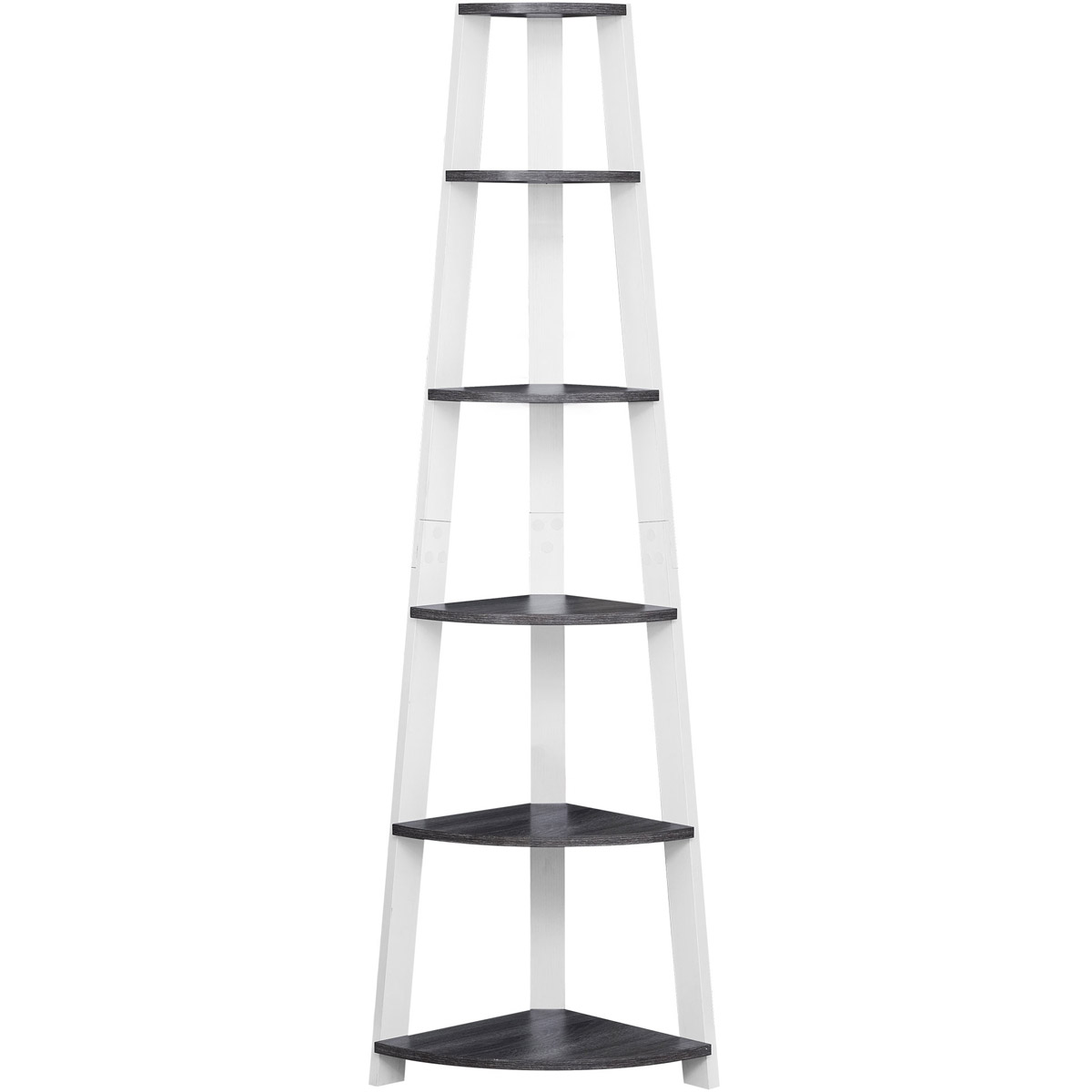 Plains Grey and White Bookcase