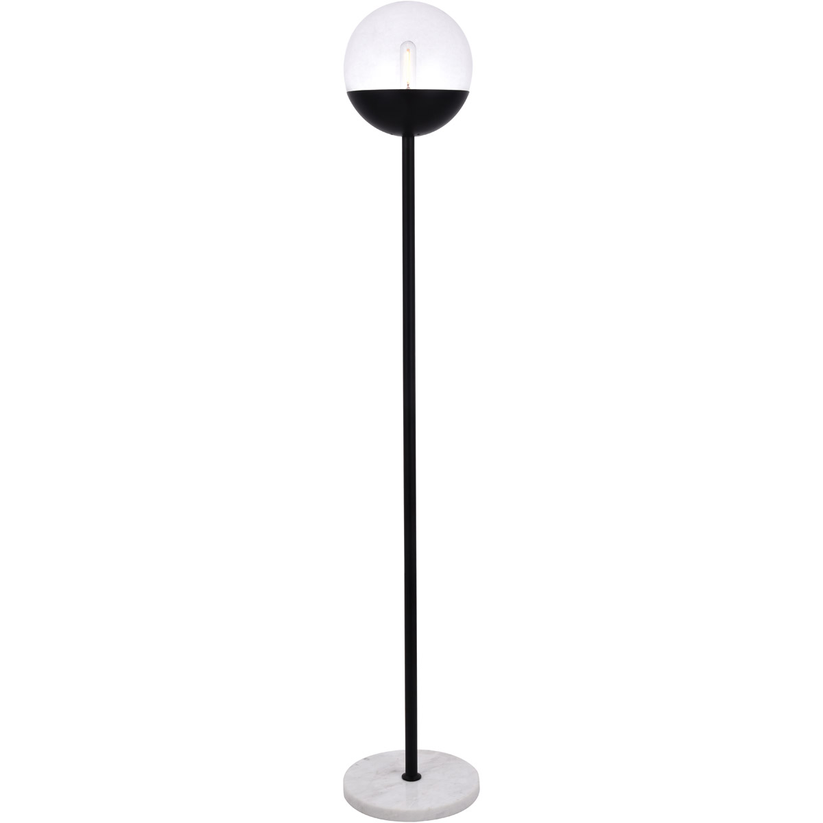 Oyster Bay 62 inch 40 watt Black Floor Lamp Portable Light