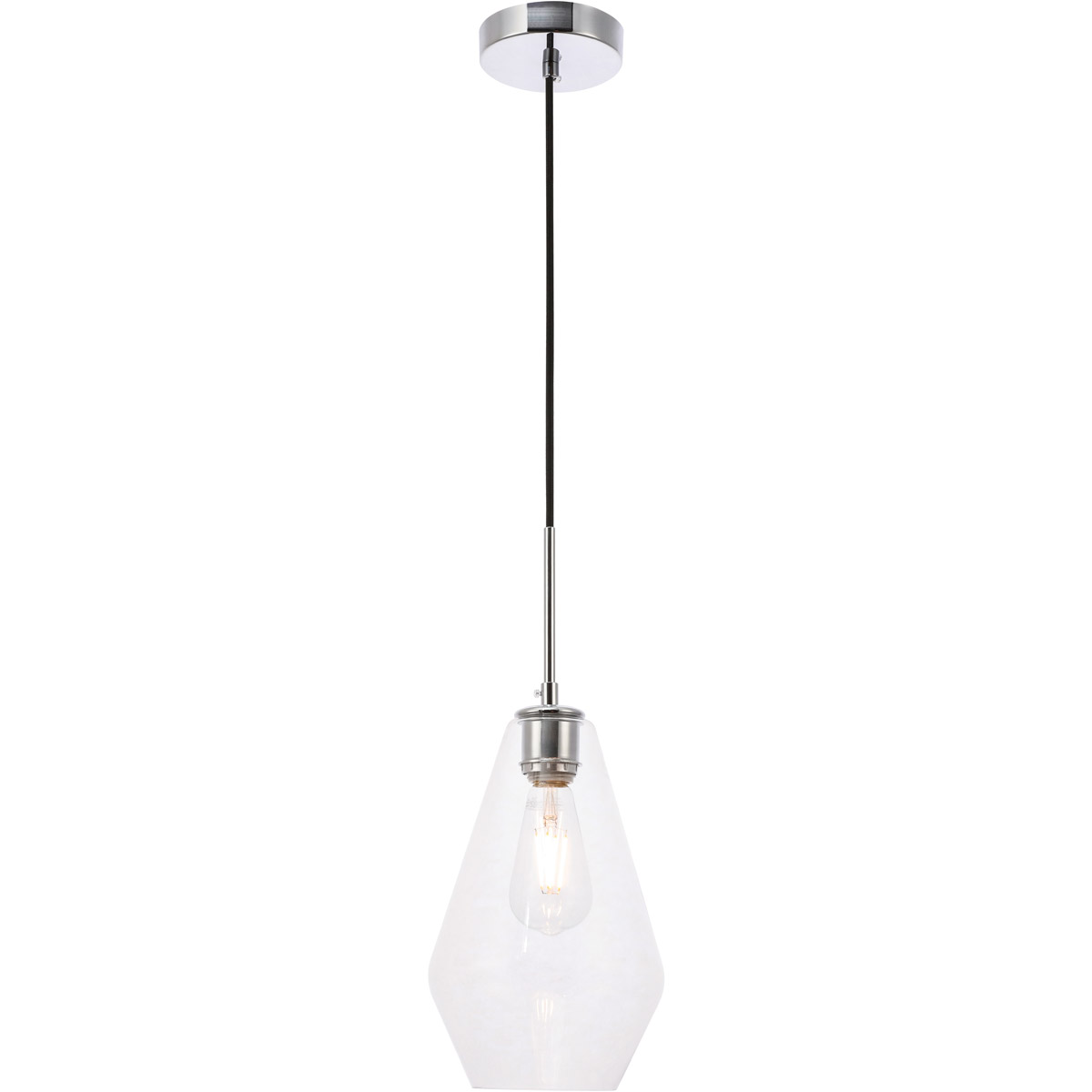 Rochester 1 Light 7.1 inch Chrome Pendant Ceiling Light