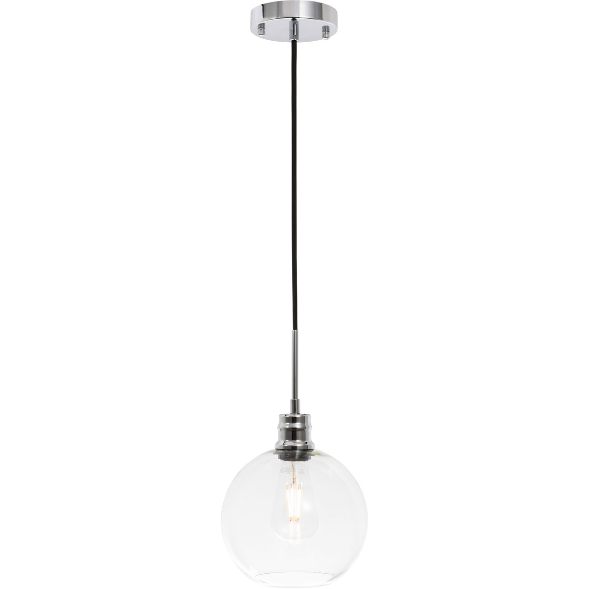 Rensselaer 1 Light 8 inch Chrome Pendant Ceiling Light