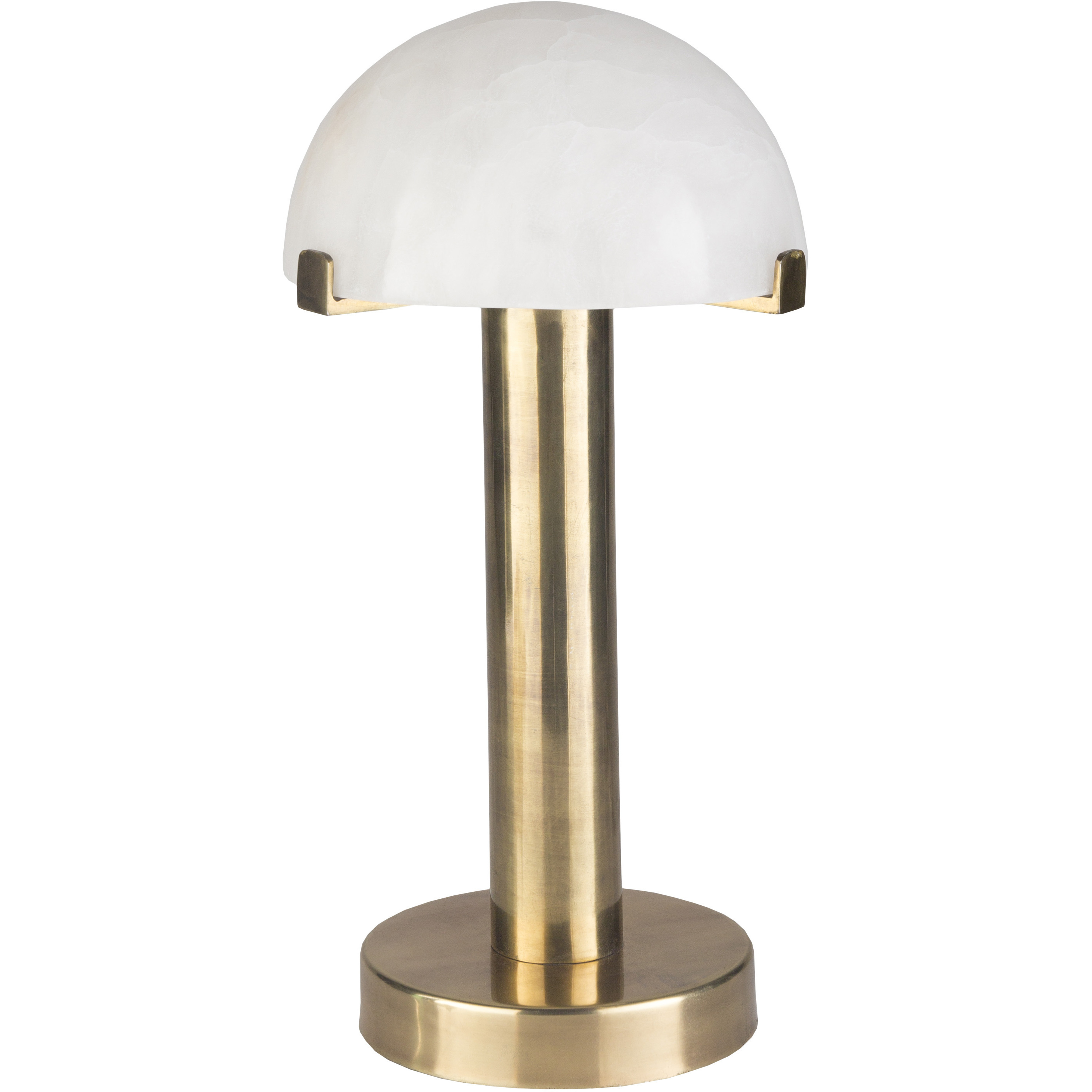 Corsica 15 inch 25 watt Brass and Brass Table Lamp Portable Light