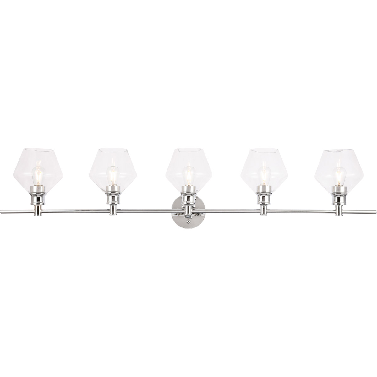 Rochester 5 Light 47 inch Chrome Wall sconce Wall Light