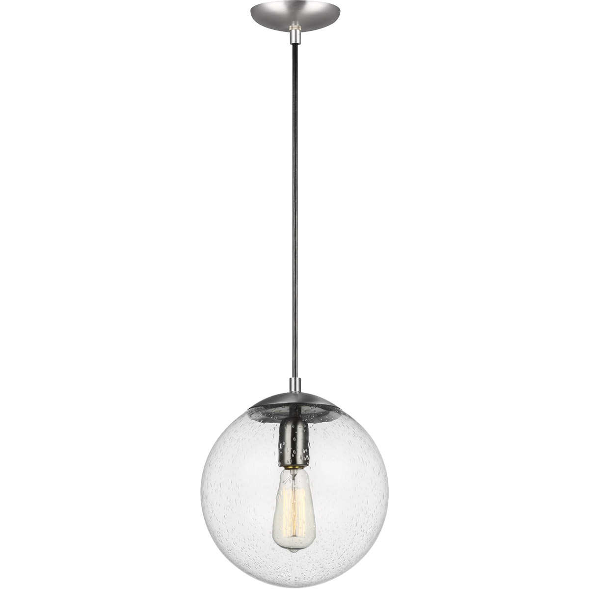 Abington 1 Light 10 inch Satin Aluminum Pendant Ceiling Light