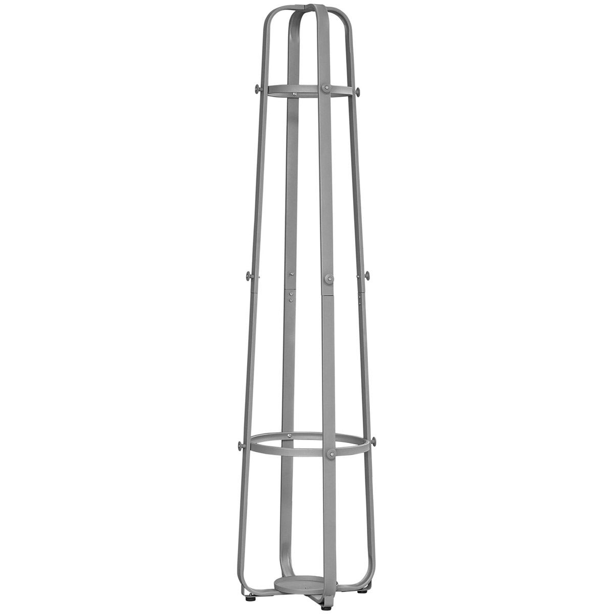 Auburn 72 inch Silver Coat Rack