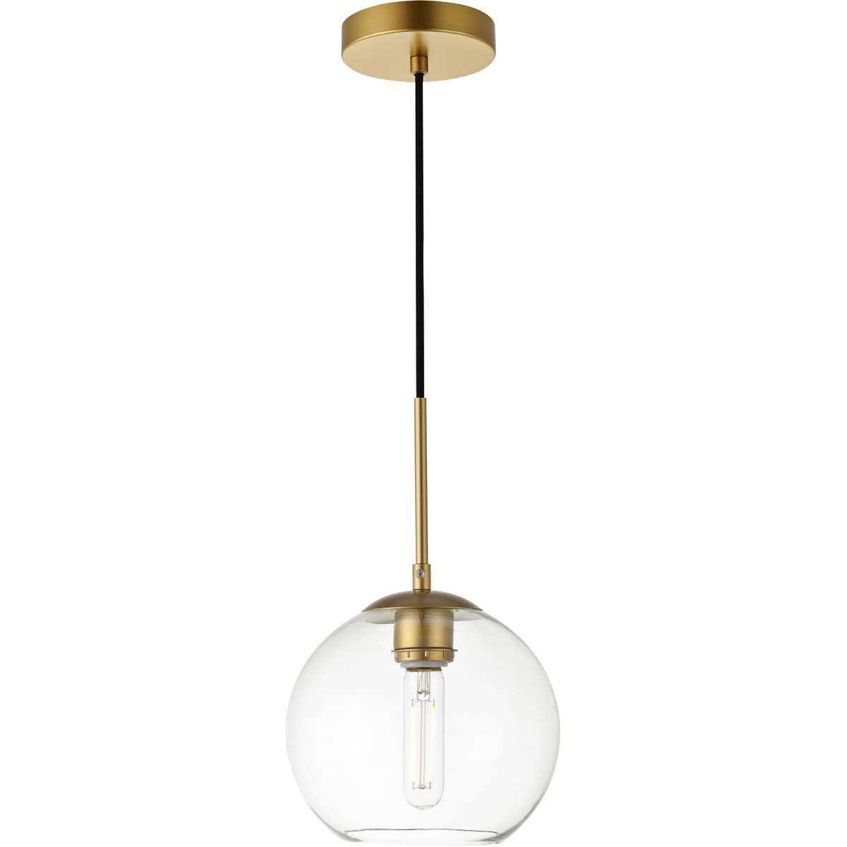 Huntington 1 Light 7.9 inch Brass Pendant Ceiling Light
