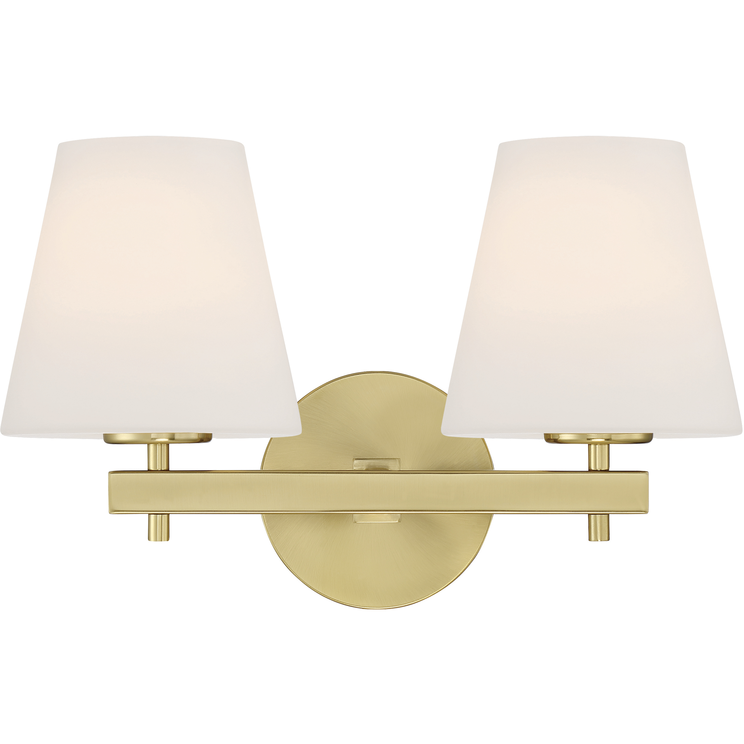 Harleigh 2 Light 15.75 inch Gold Bathroom Vanity Wall Light