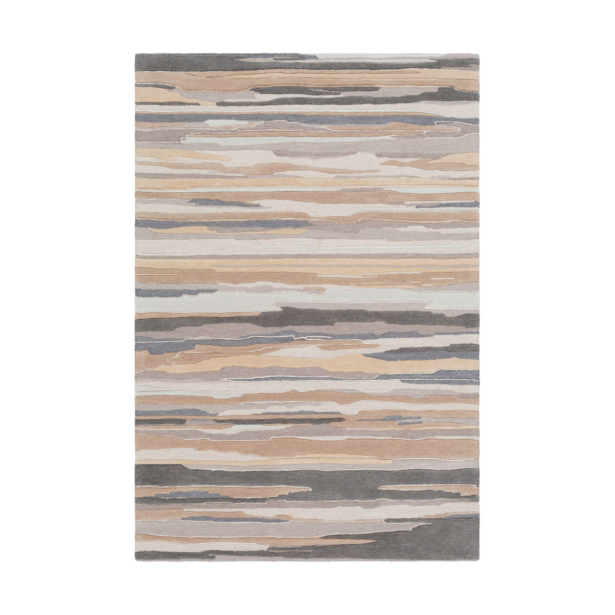 Easton 36 X 24 inch Beige/Taupe/Medium Gray/Tan/Khaki Rugs, Rectangle
