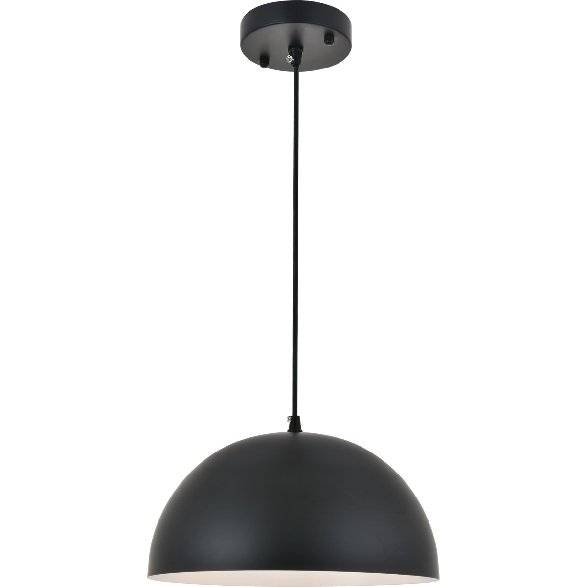 Scotland 1 Light 11.8 inch Black Pendant Ceiling Light
