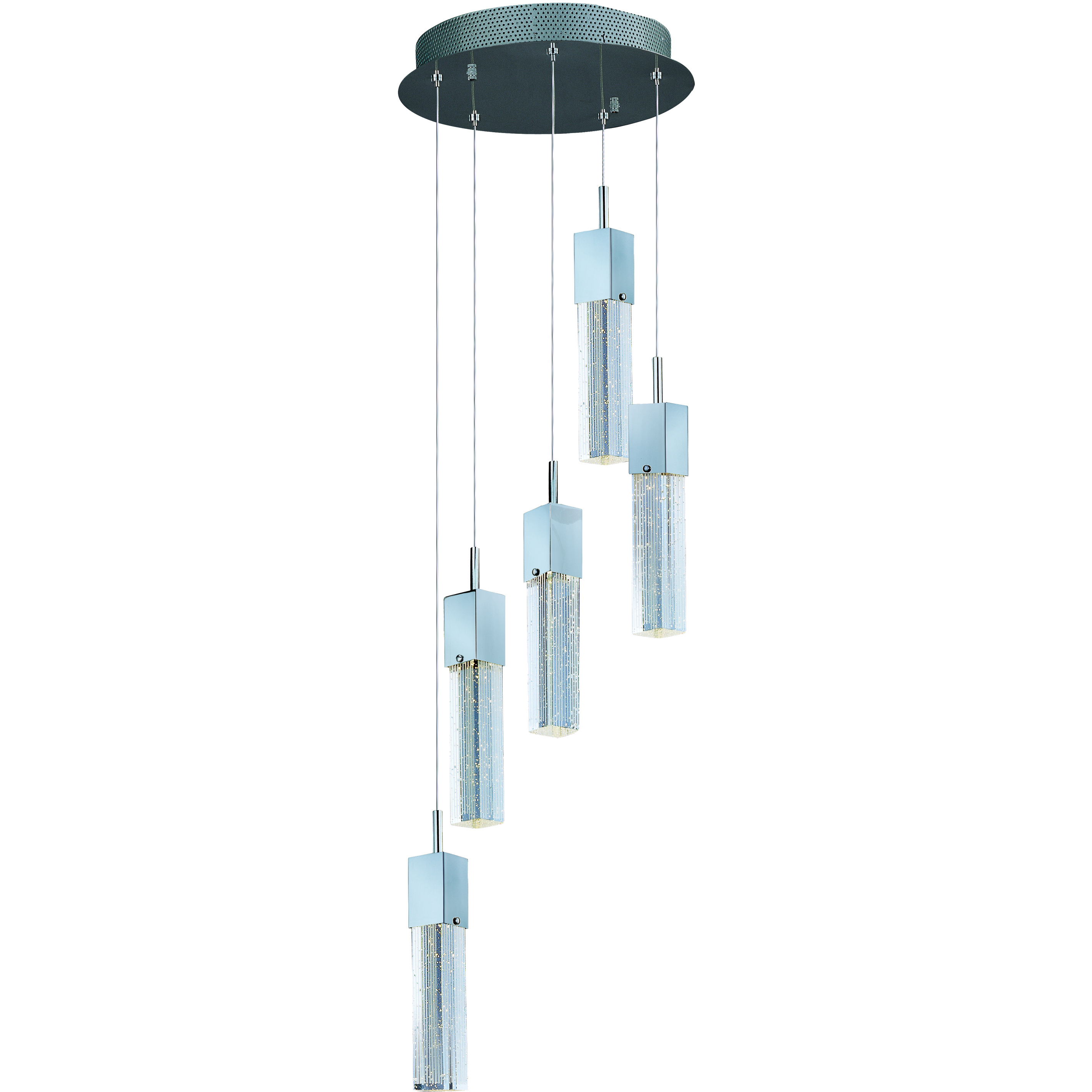 Lansdale LED 13.75 inch Polished Chrome Multi-Light Pendant Ceiling Light