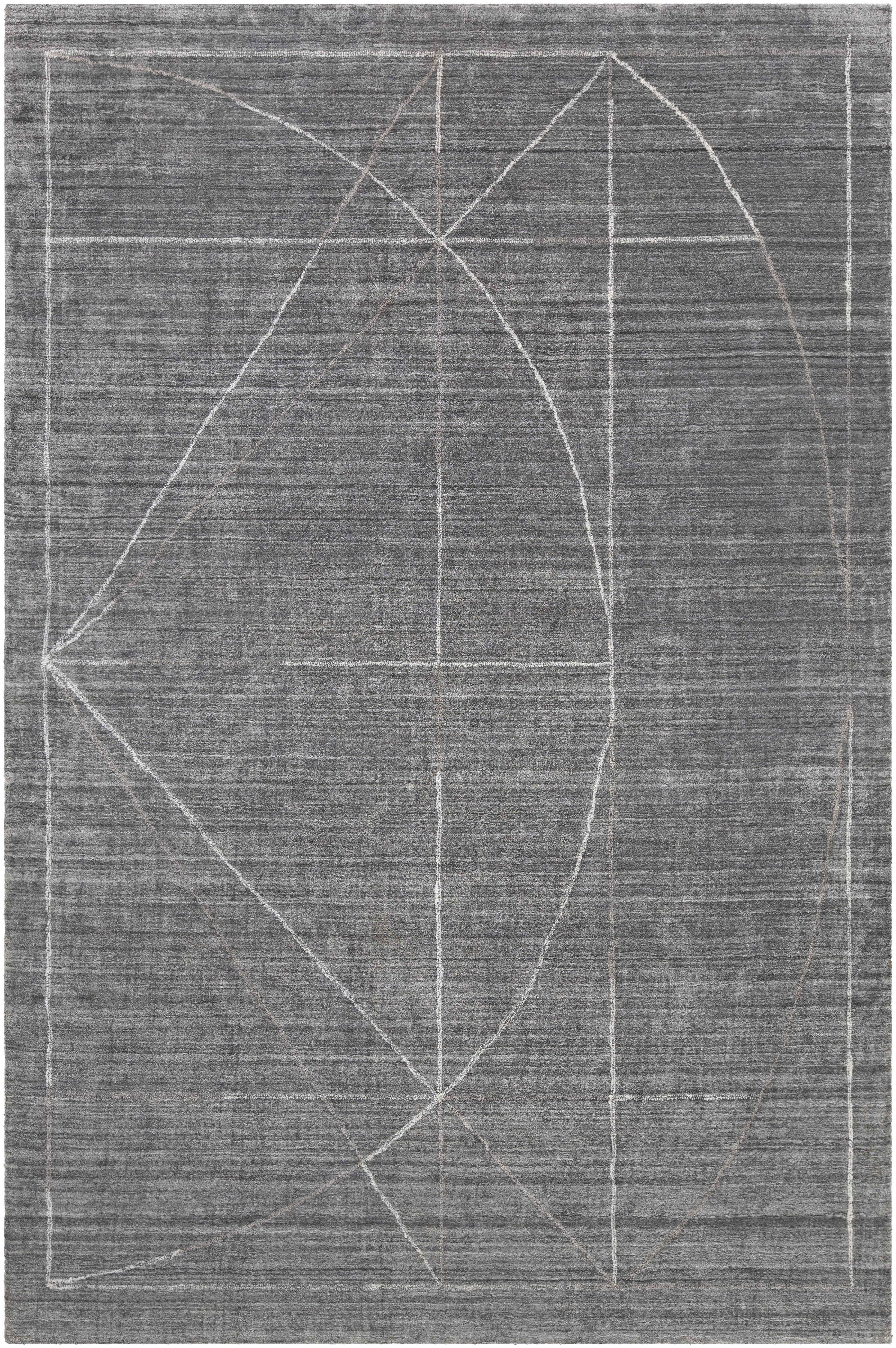 Chili 108 X 72 inch Gray Rug, Rectangle