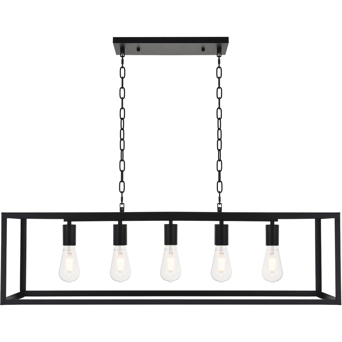 Coatesville 5 Light 9 inch Black Pendant Ceiling Light