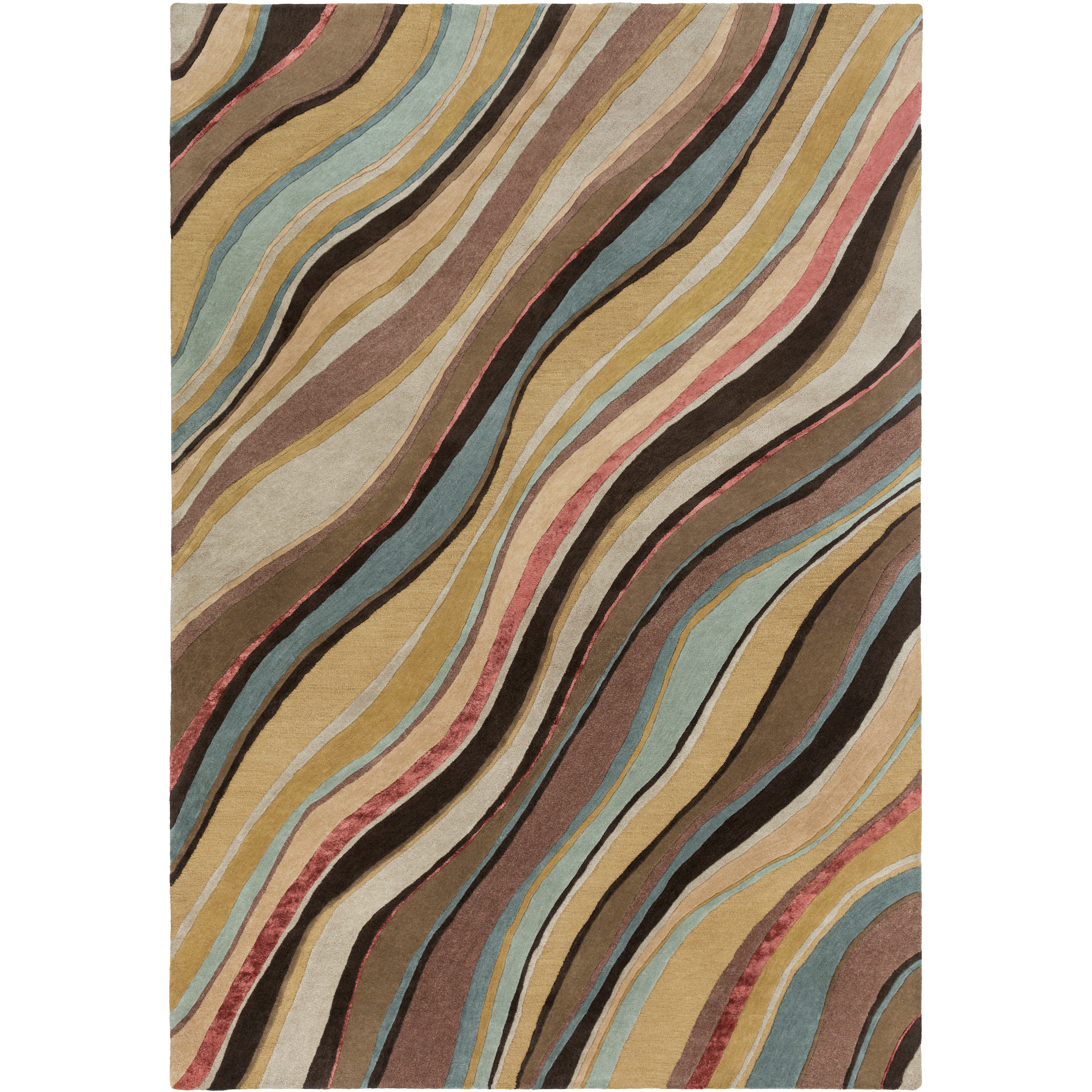 Radnor 156 X 108 inch Medium Brown Rug, Rectangle