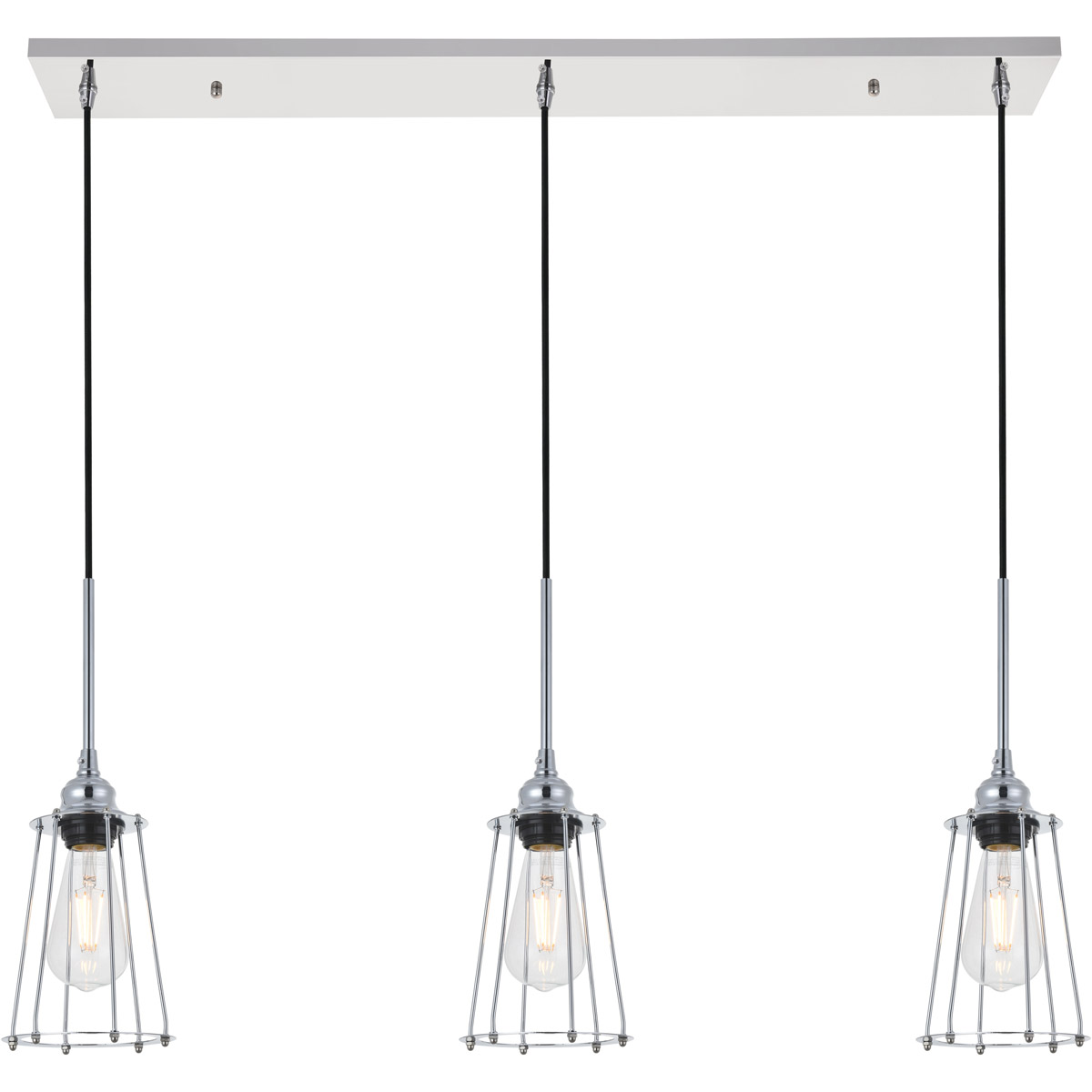 Phoenixville 3 Light 5 inch Chrome Pendant Ceiling Light