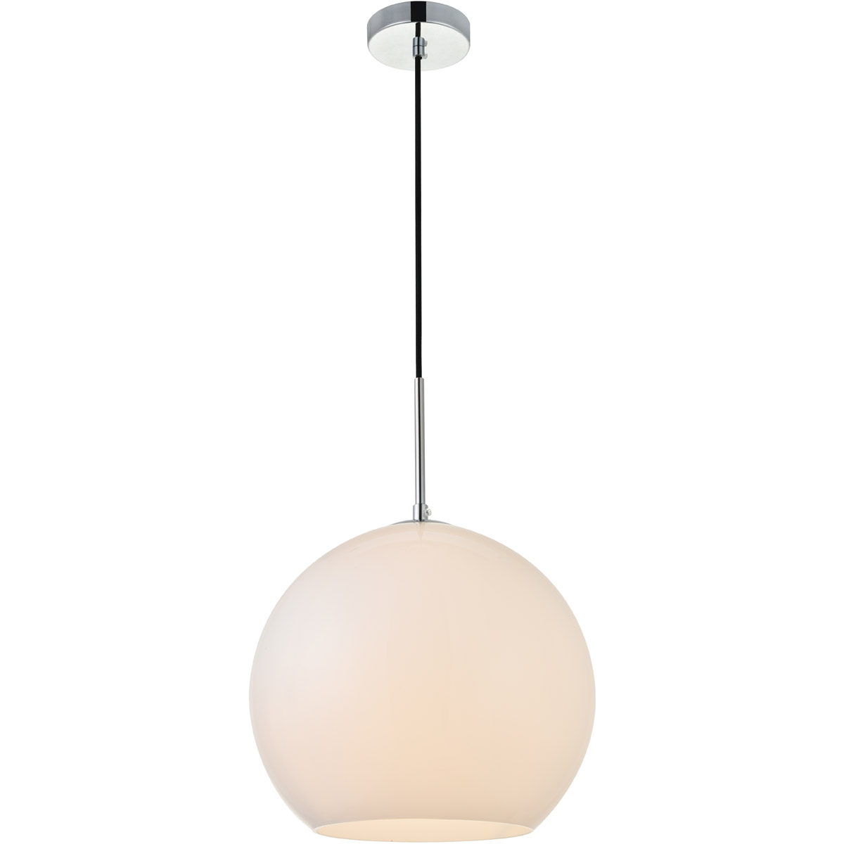 Huntington 1 Light 11.8 inch Chrome Pendant Ceiling Light