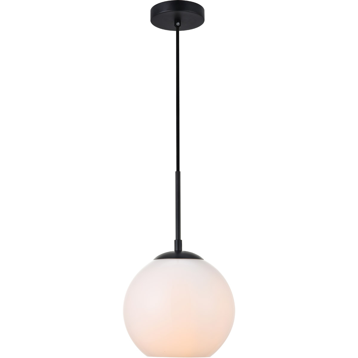 Huntington 1 Light 7.9 inch Black Pendant Ceiling Light