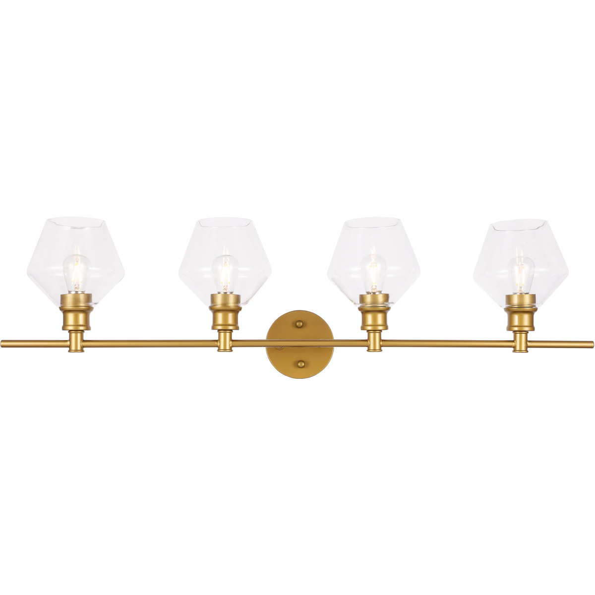 Rochester 4 Light 37.6 inch Brass Wall sconce Wall Light