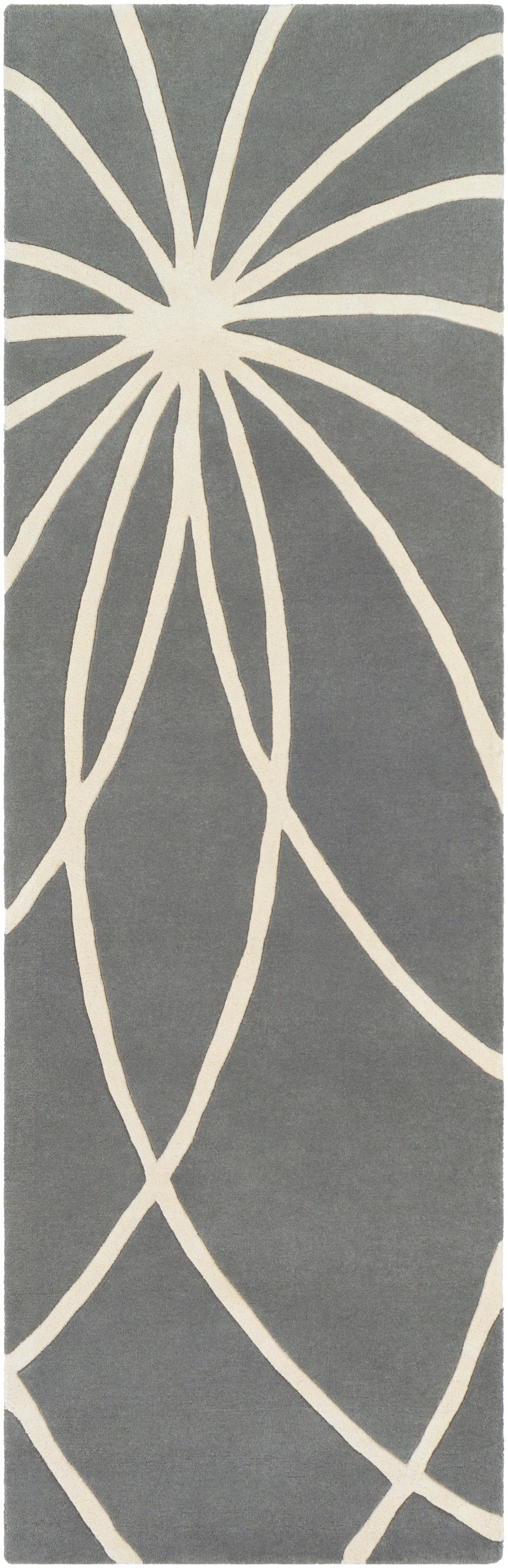 Philadelphia 96 X 30 inch Charcoal Rug, Runner