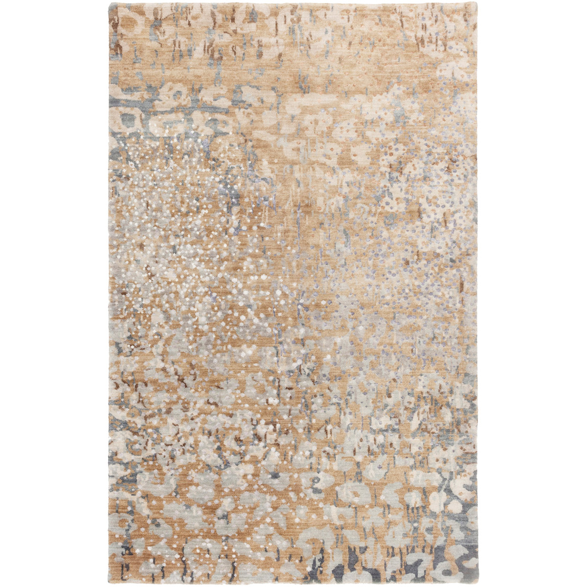Windsor 36 X 24 inch Dark Blue/Tan/Khaki/Sage Rugs, Wool
