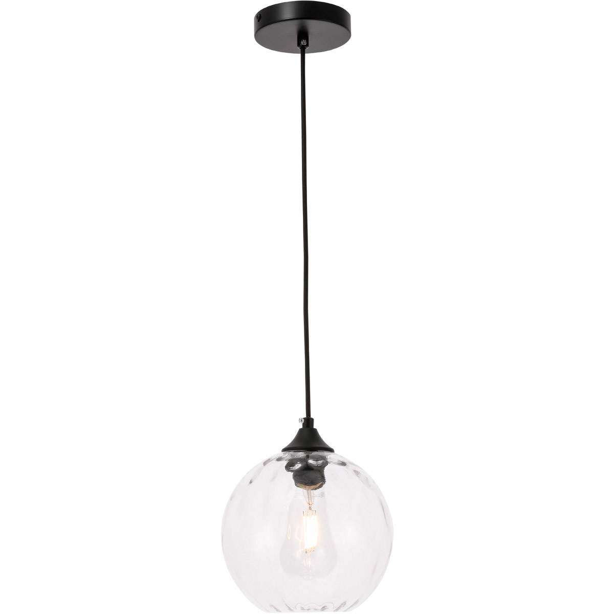Womelsdorf 1 Light 7.9 inch Black Pendant Ceiling Light