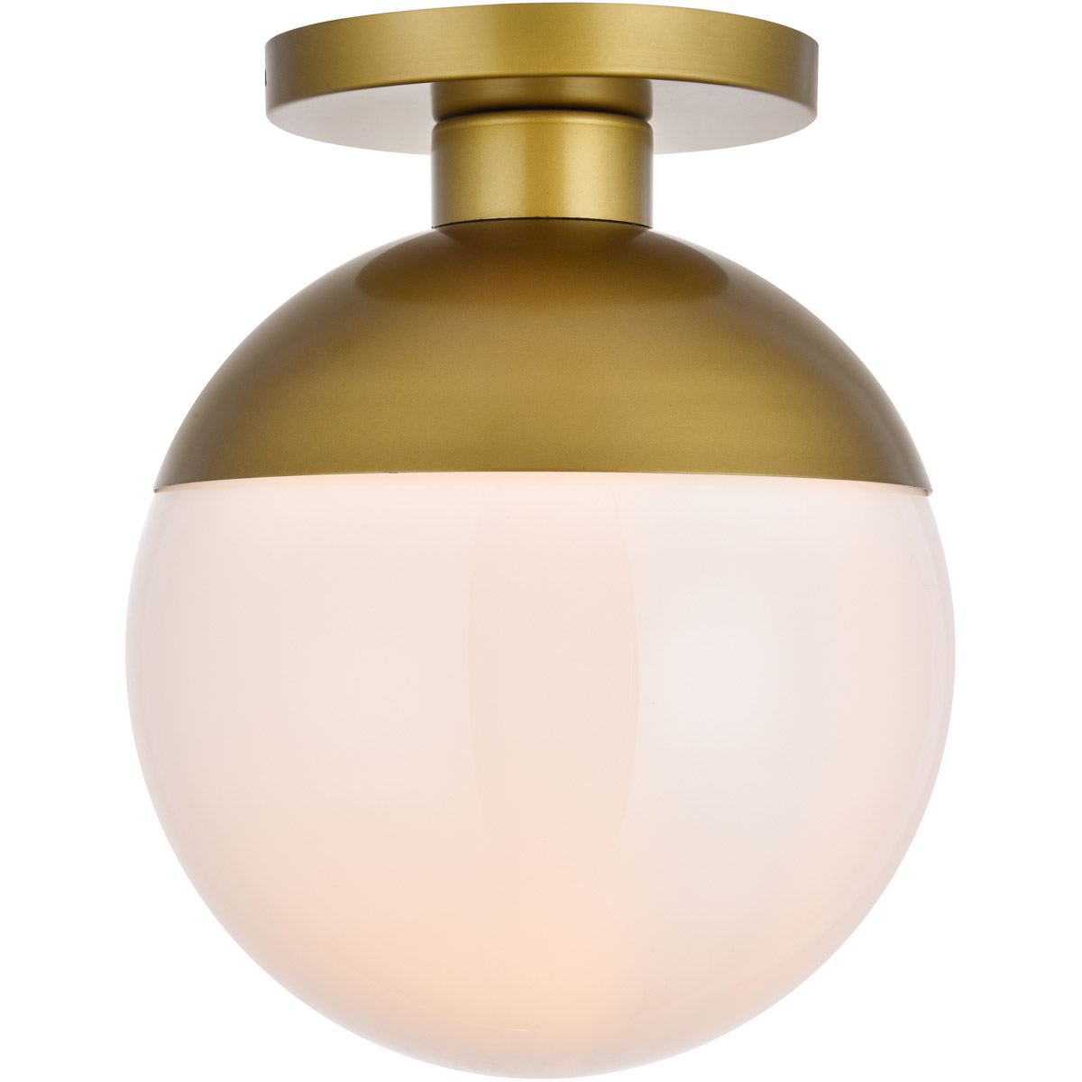 Oyster Bay 1 Light 12 inch Brass Flush Mount Ceiling Light