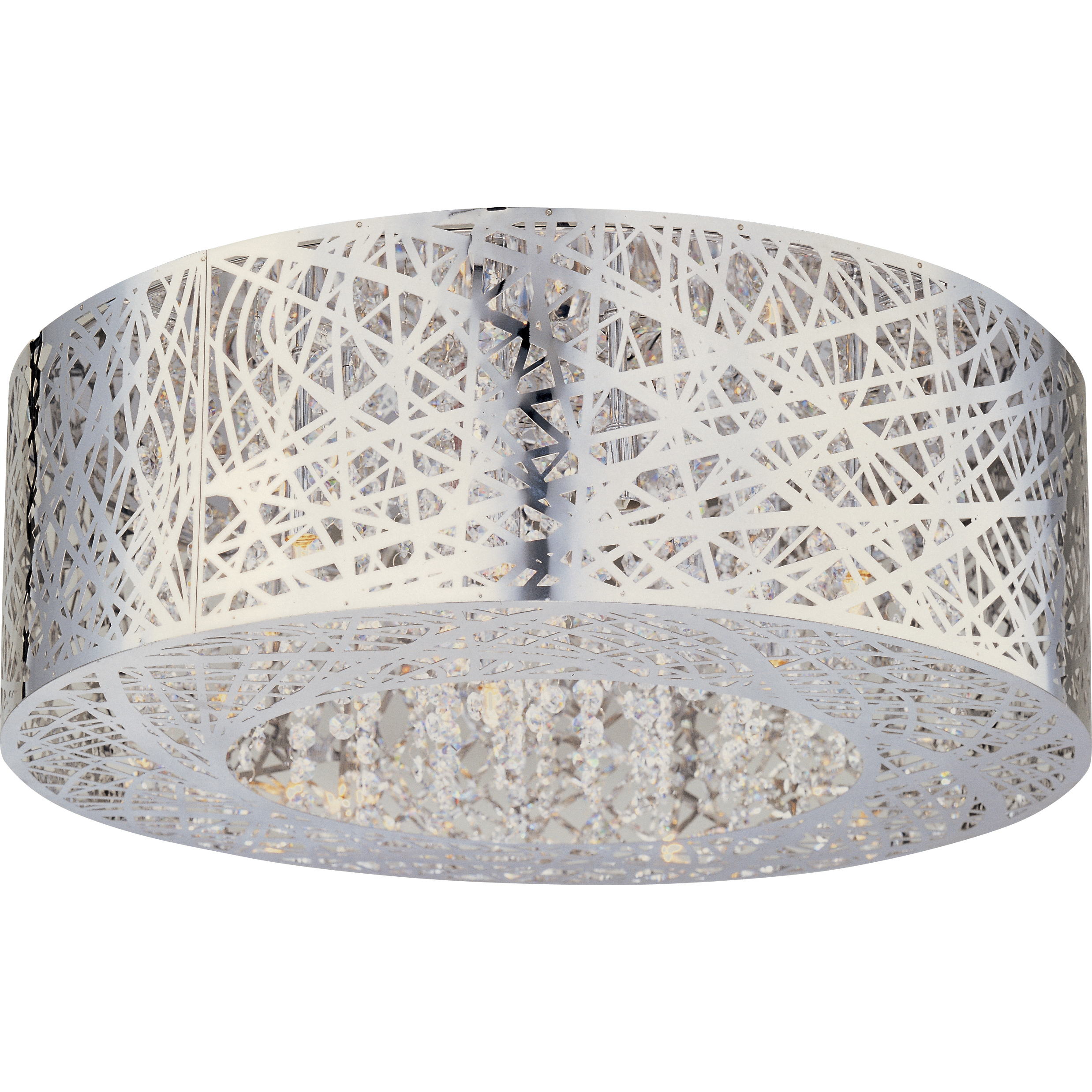 Troy LED 23.5 inch Polished Chrome Flush Mount Ceiling Light