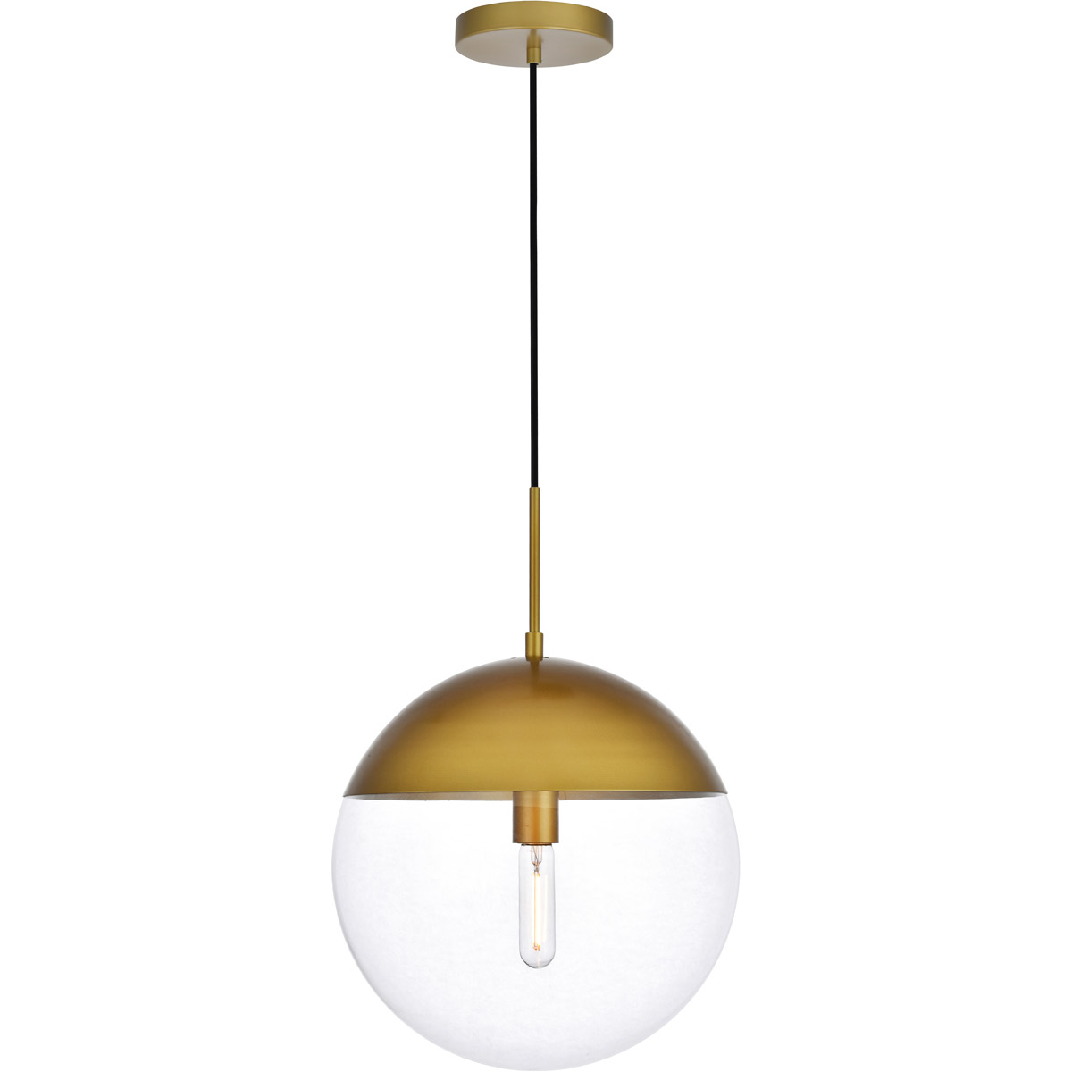 Oyster Bay 1 Light 14 inch Brass Pendant Ceiling Light