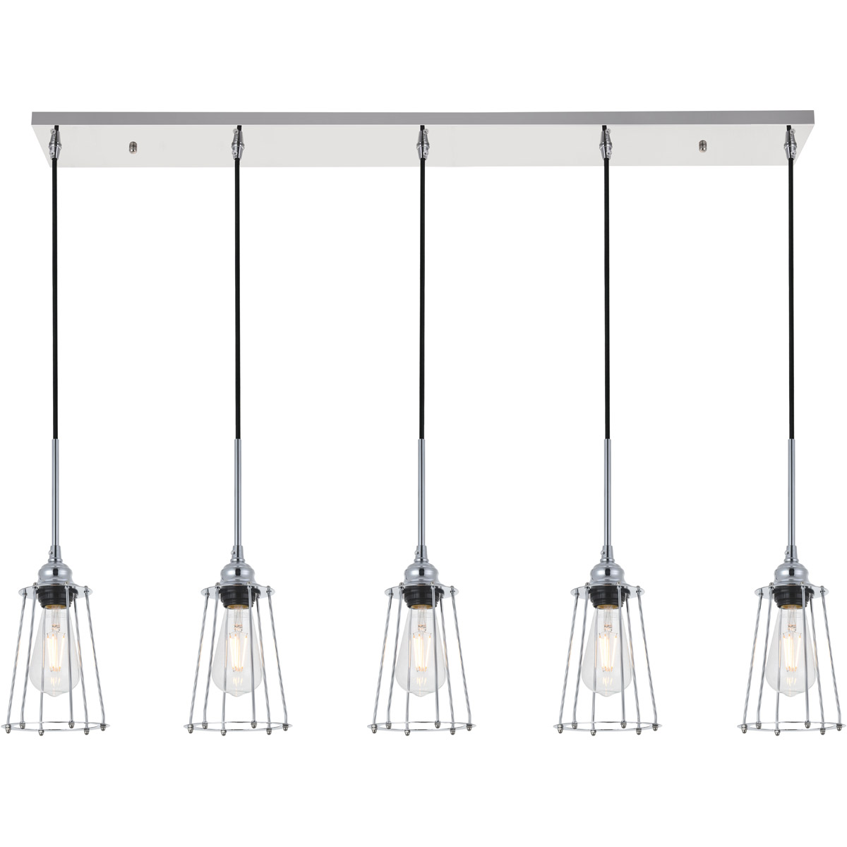 Phoenixville 5 Light 5 inch Chrome Pendant Ceiling Light