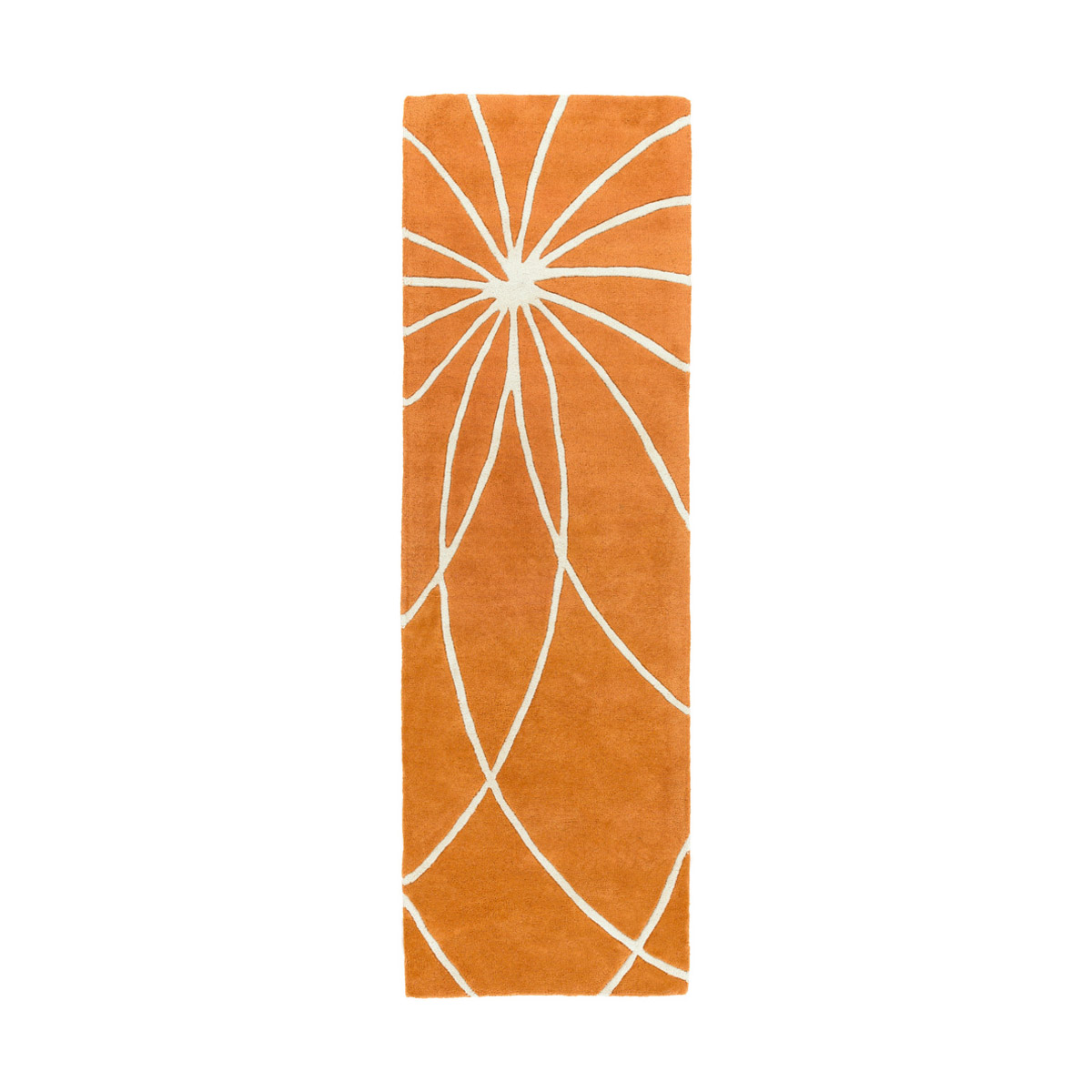 Philadelphia 180 X 144 inch Burnt Orange/Cream Rugs, Wool