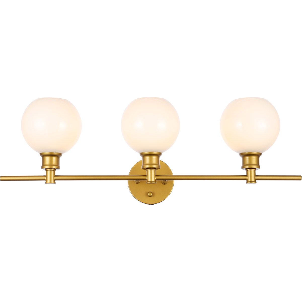 Syracuse 3 Light 28.1 inch Brass Wall sconce Wall Light