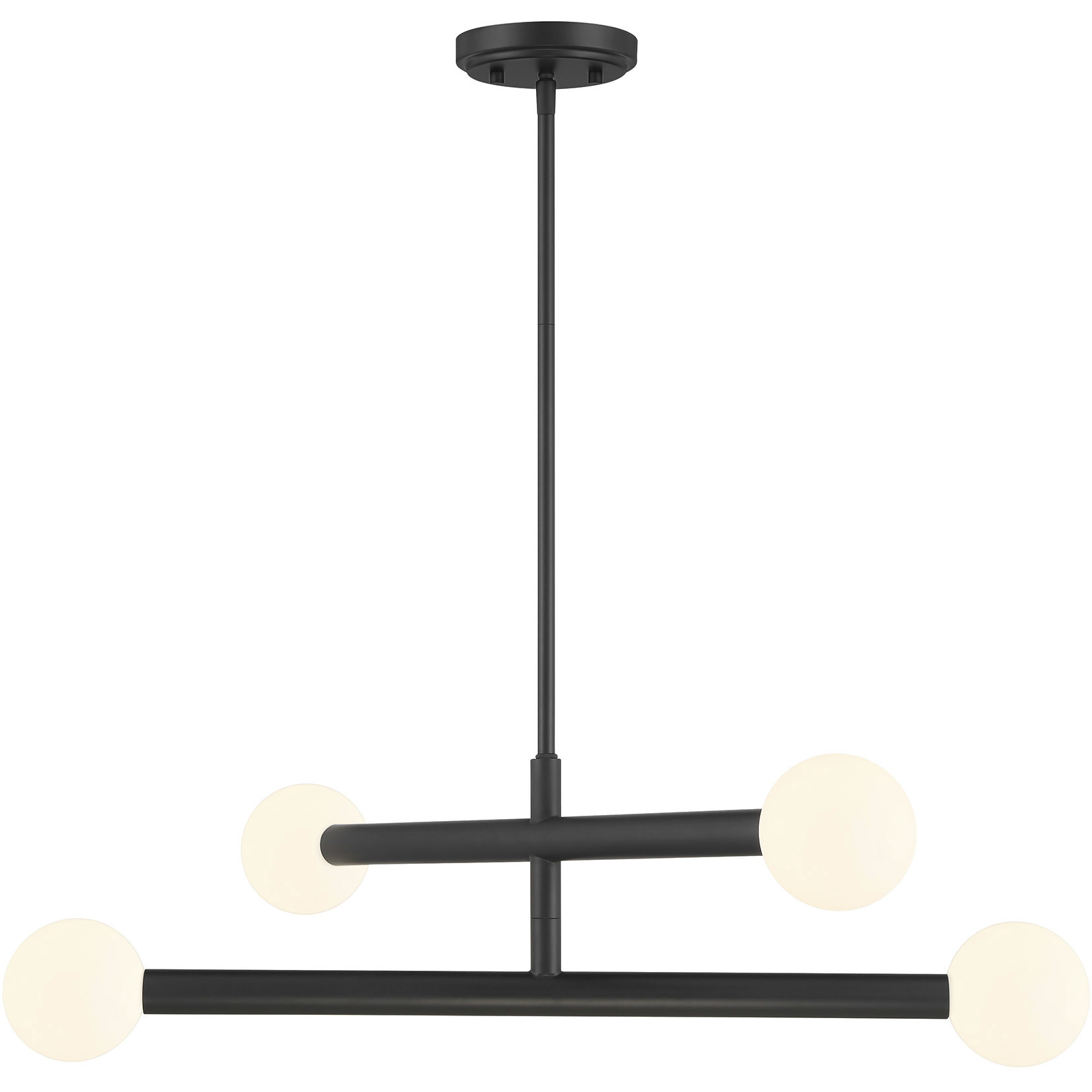 Lumenfold LED Globe ChandelierLumenfold LED 30 inch Matte Black Chandelier Ceiling Light
