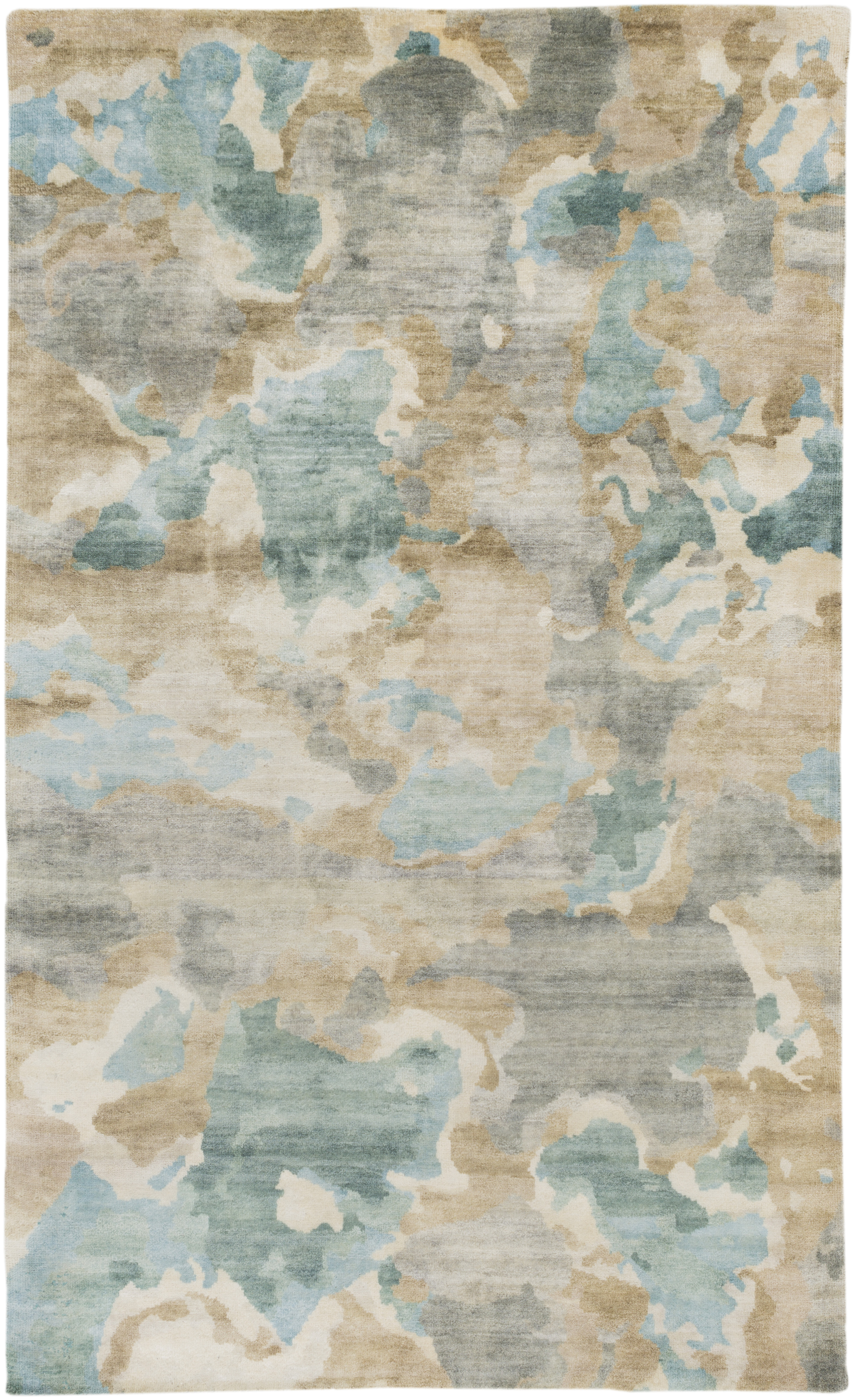 Manchester 96 X 60 inch Pale Blue Rug, Rectangle