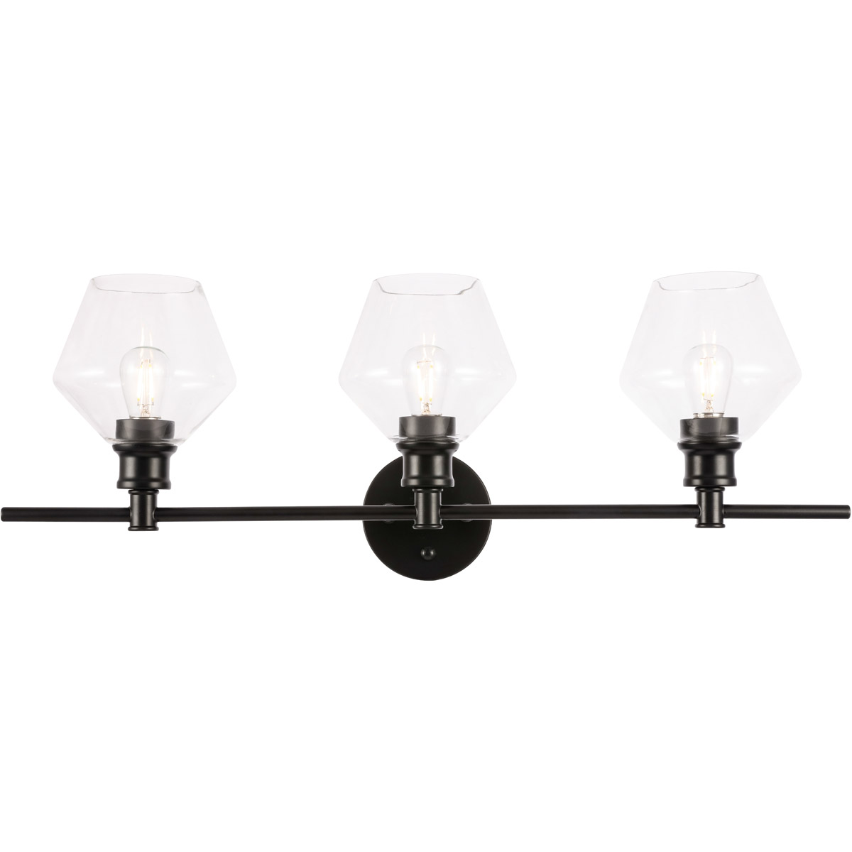 Rochester 3 Light 28.1 inch Black Wall sconce Wall Light