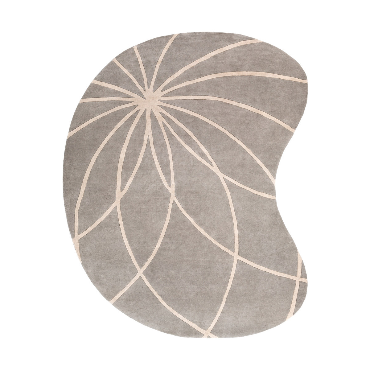 Philadelphia 120 X 96 inch Medium Gray/Cream Rugs, Wool